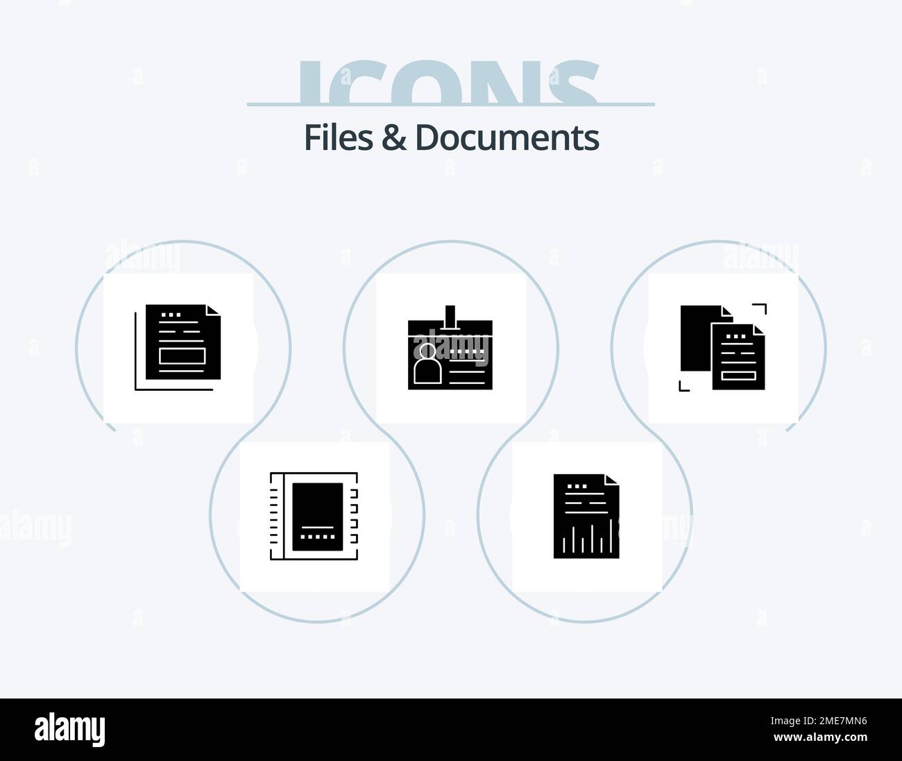 Distintivo di ufficio e documenti Immagini Vettoriali Stock - Alamy