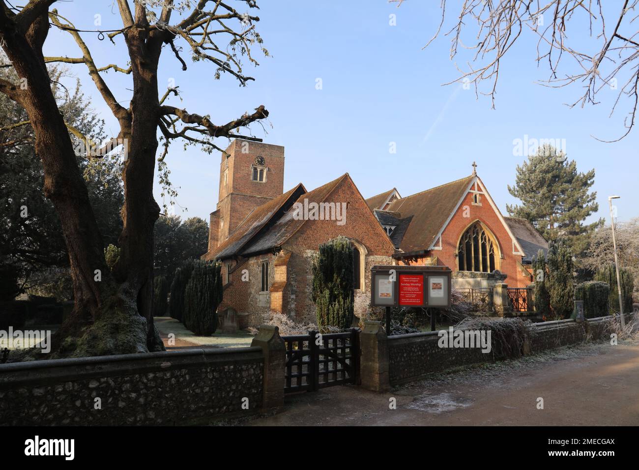 St Giovanni Battista, Malden Foto Stock