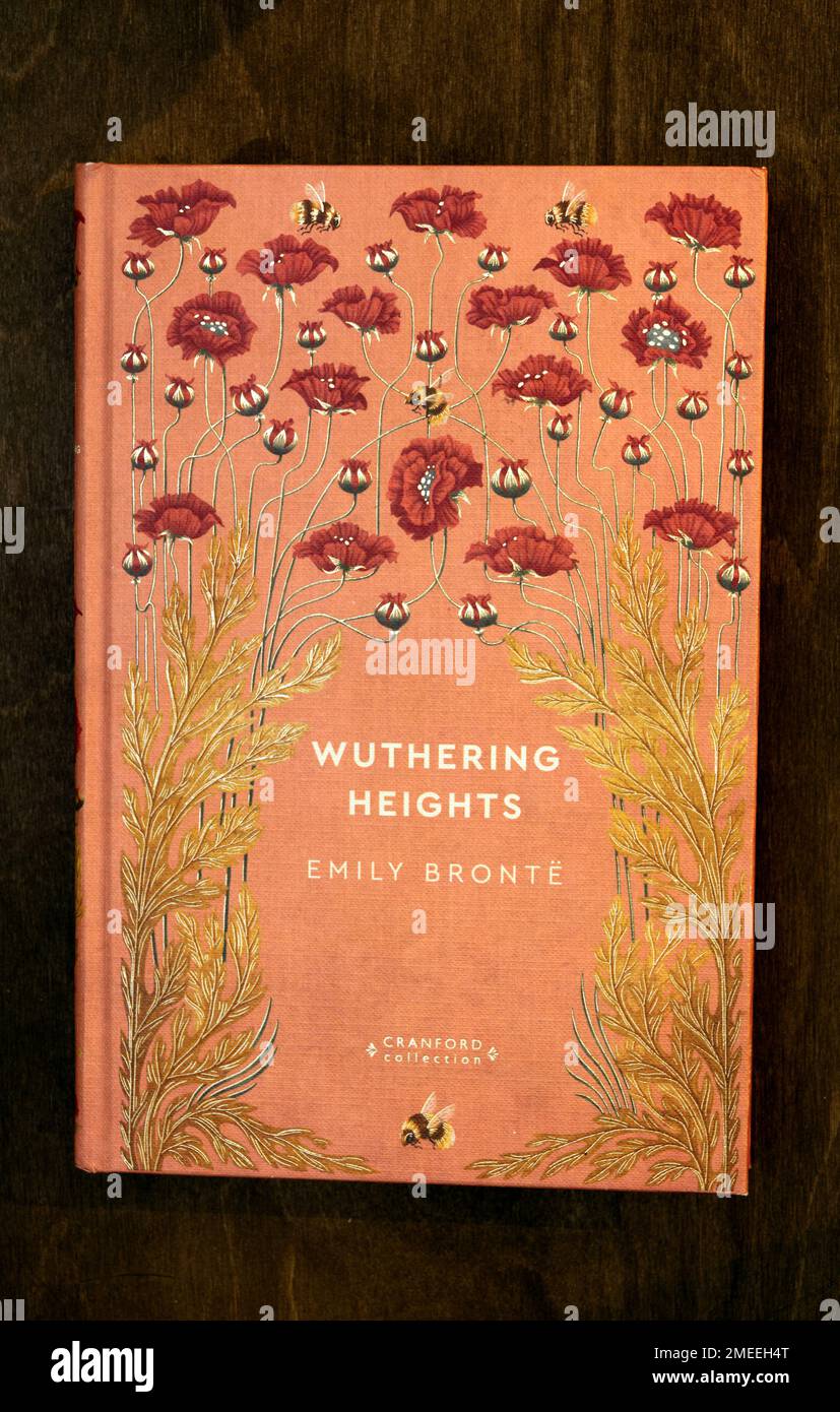 Lublino, Polonia. 18 gennaio 2023. Emily Bronte 'Wuthering Heights' romanzo di romanzo classico britannico pubblicato in cranford collegtion Foto Stock