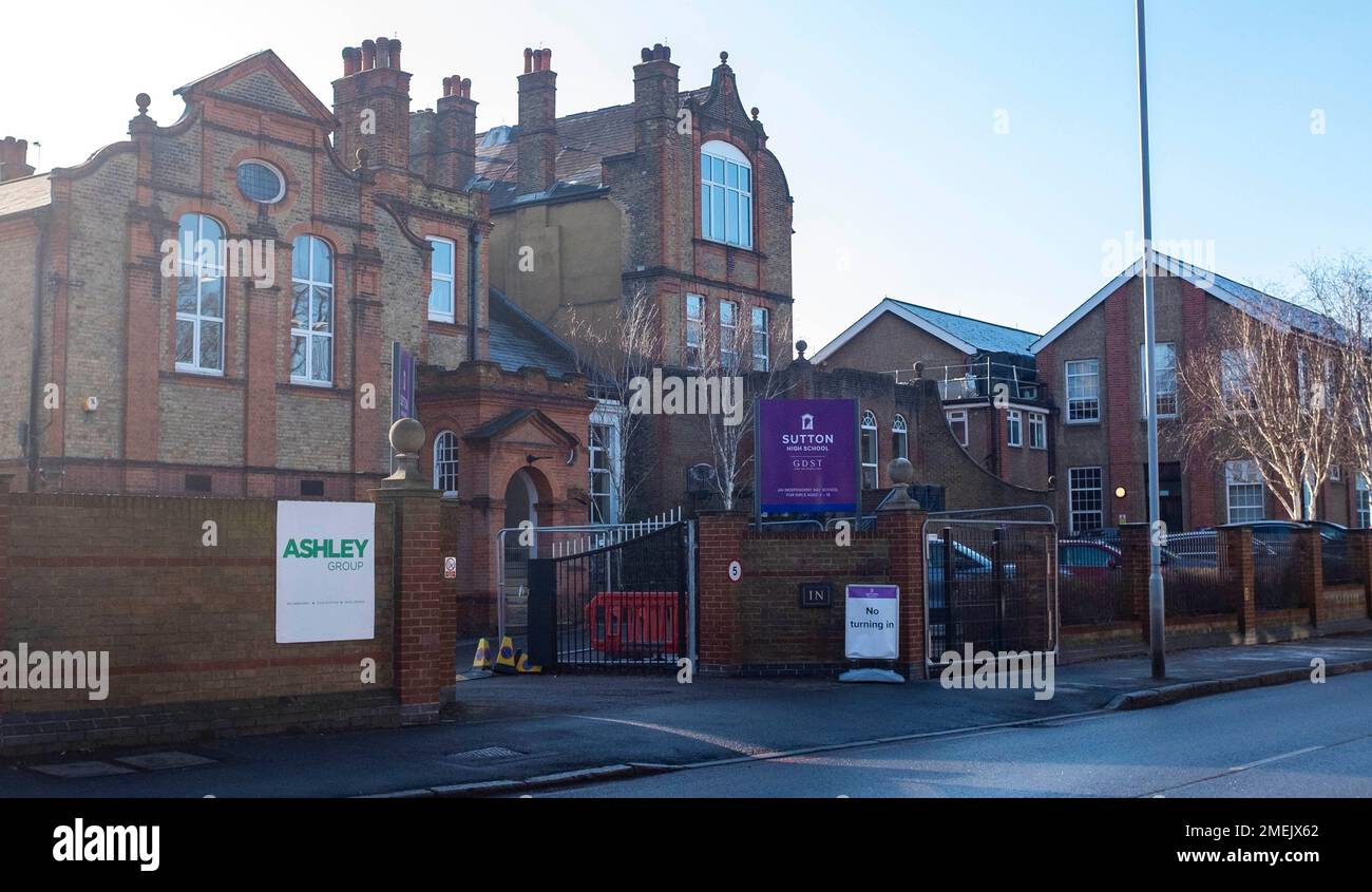 Sutton High School una scuola indipendente per ragazze , Surrey , Inghilterra UK - Foto Stock