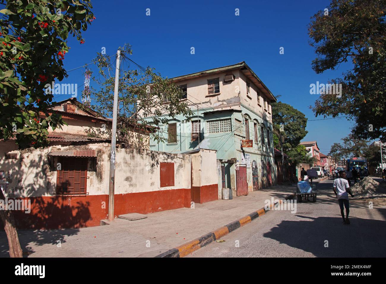 Vintage Street a Banjul, Gambia, Africa occidentale Foto Stock