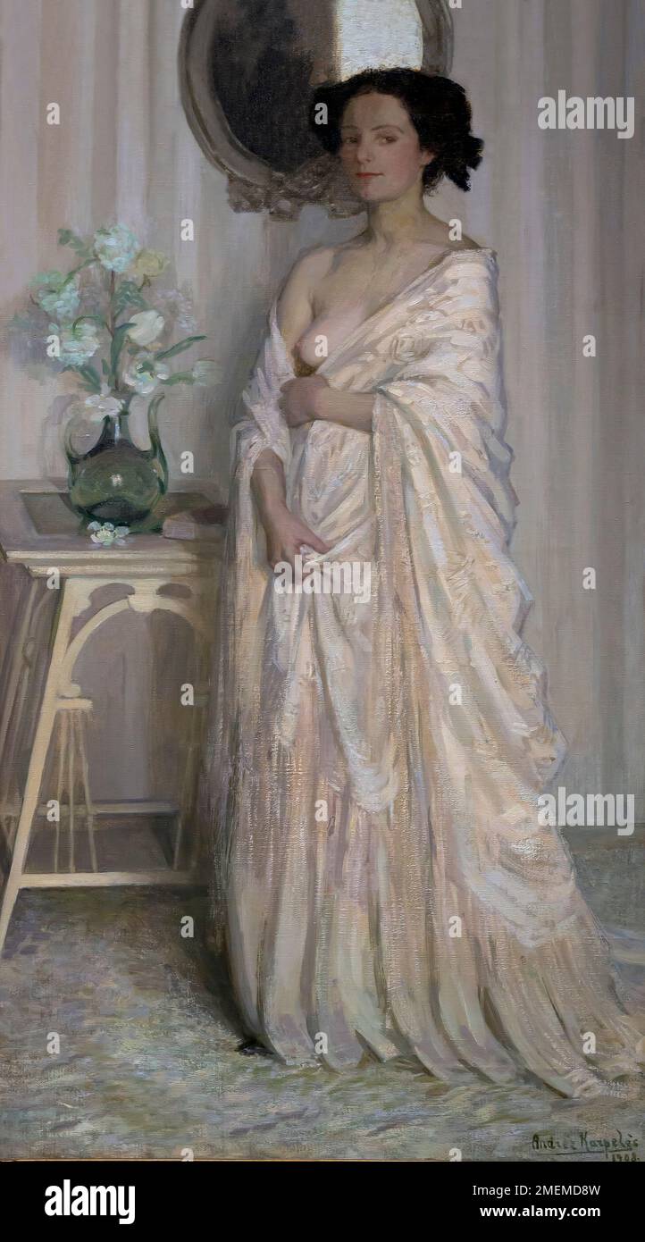 Symphonie en Blanc, Andree Karpeles, 1908, Foto Stock