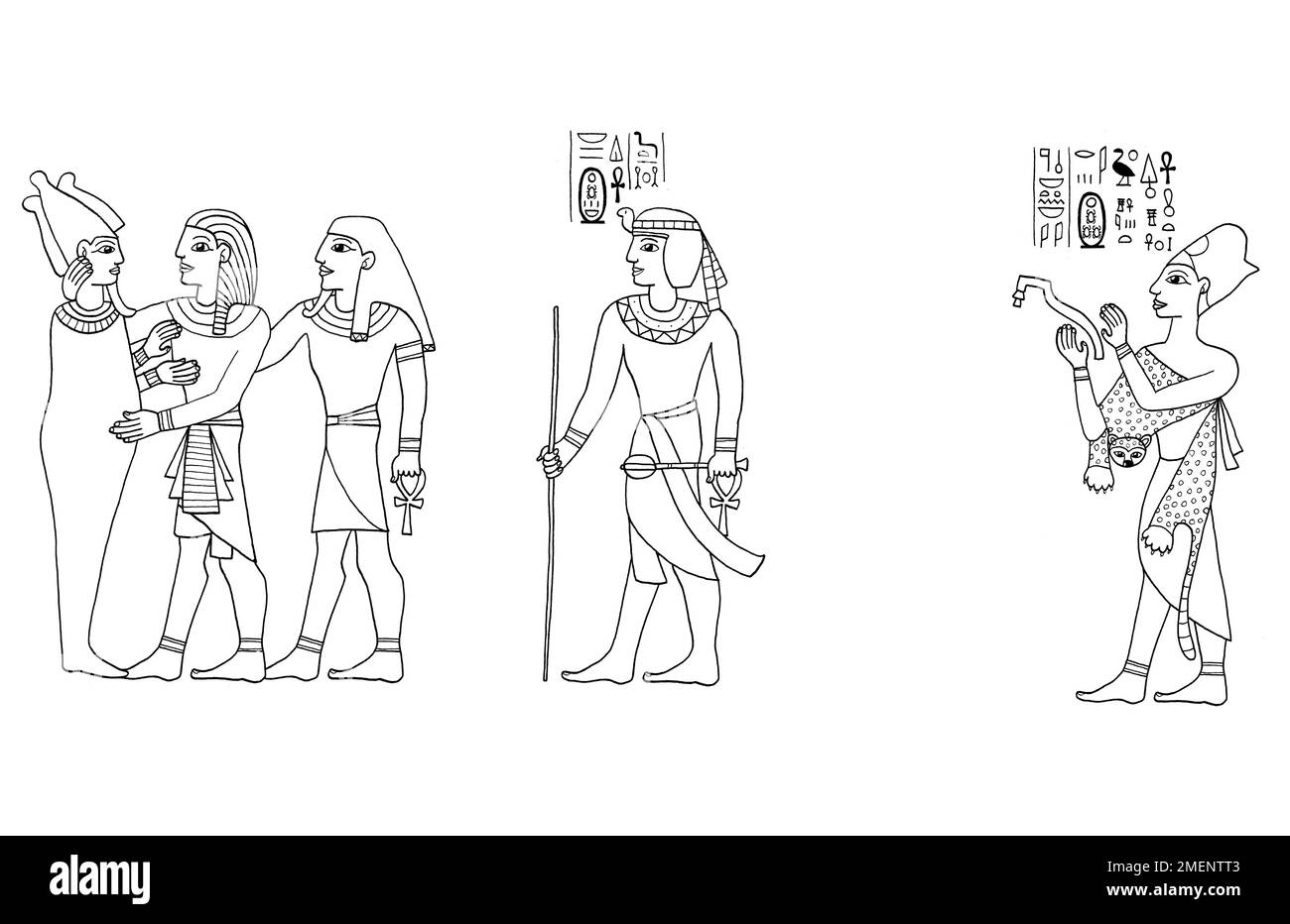 Gli antichi egizi Foto Stock