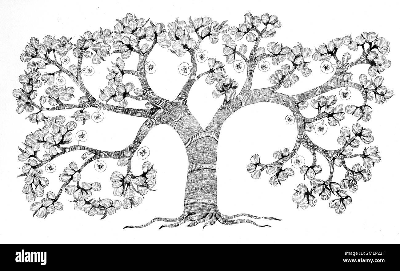 L'albero della vita Foto e Immagini Stock in Bianco e Nero - Alamy