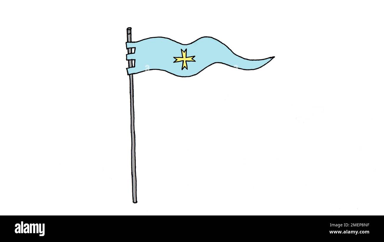 Immagine di un flag Foto Stock