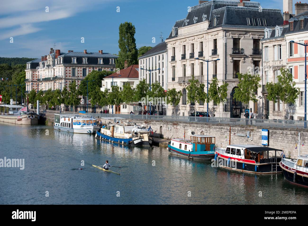 Francia, Lorena, Mosa, Verdun, Mosa fiume Foto Stock