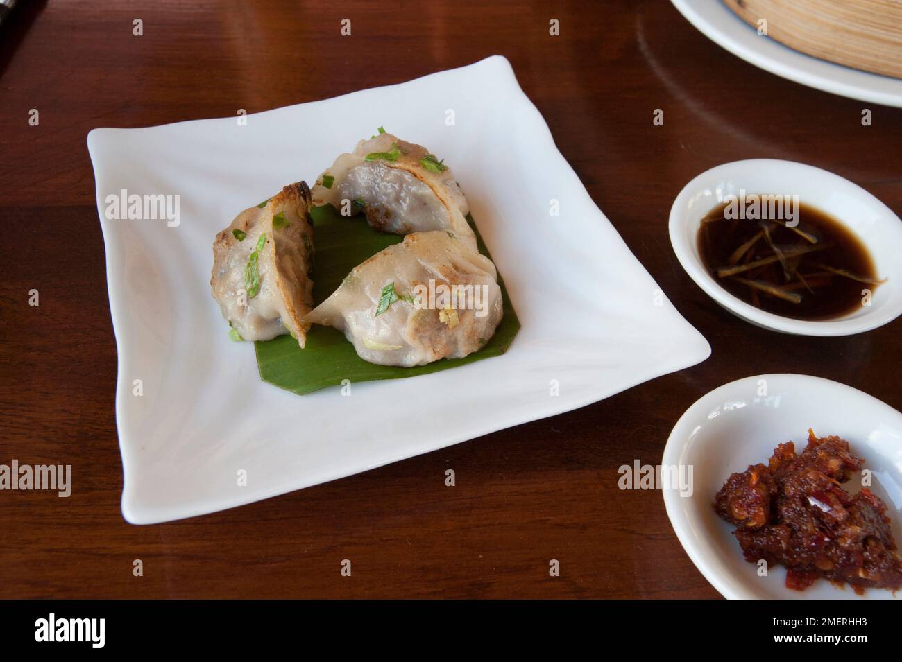 Myanmar, Birmania orientale, Lago Inle, Live Dim Sum House ristorante Foto Stock