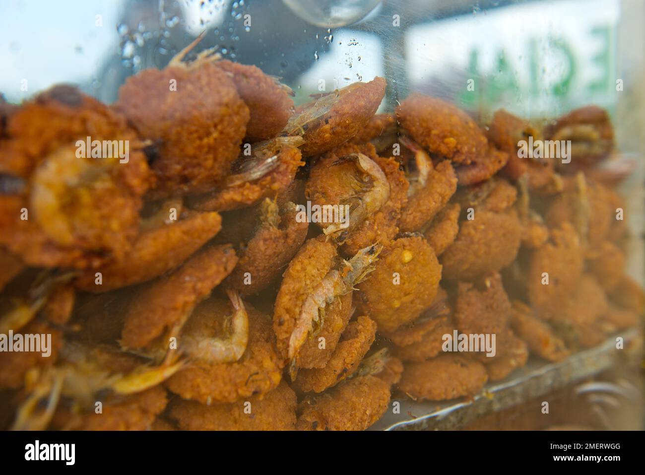 Negombo, Sri Lanka, Provincia Occidentale, Street food Foto Stock