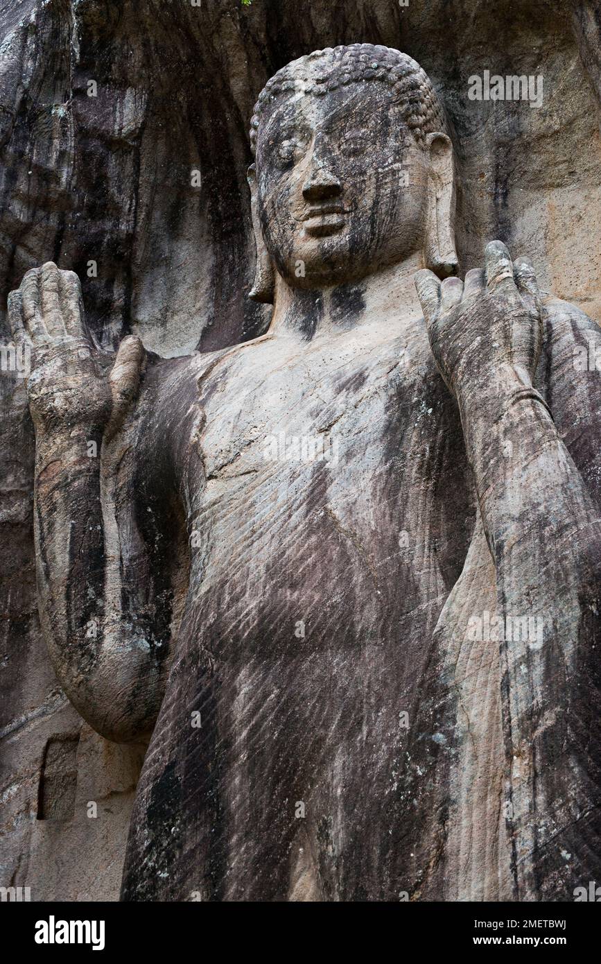 Balaluwewa, Provincia Nord Occidentale, Buddha di Sasseruwa, Sri Lanka Foto Stock