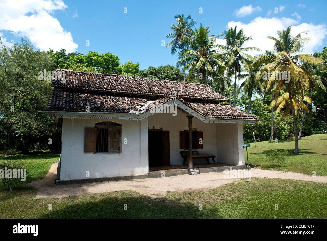 Koggala, Museo Martin Wickramasinghe, Provincia del Sud, Sri Lanka, casa della famiglia Wickramasinghe Foto Stock