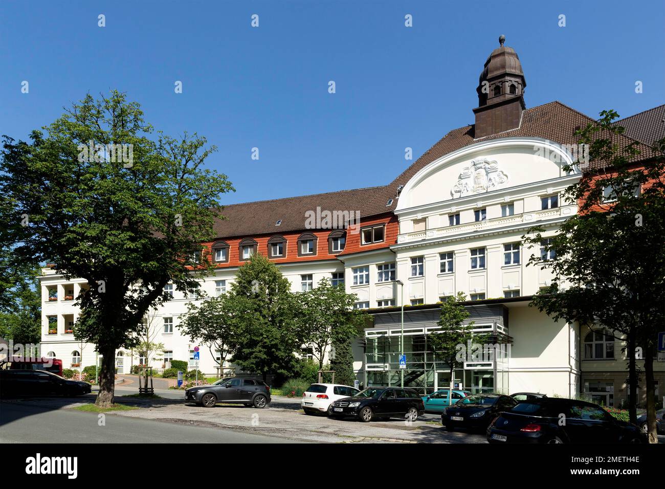 Elisabeth Hospital, Essen, zona della Ruhr, Renania settentrionale-Vestfalia, Germania Foto Stock