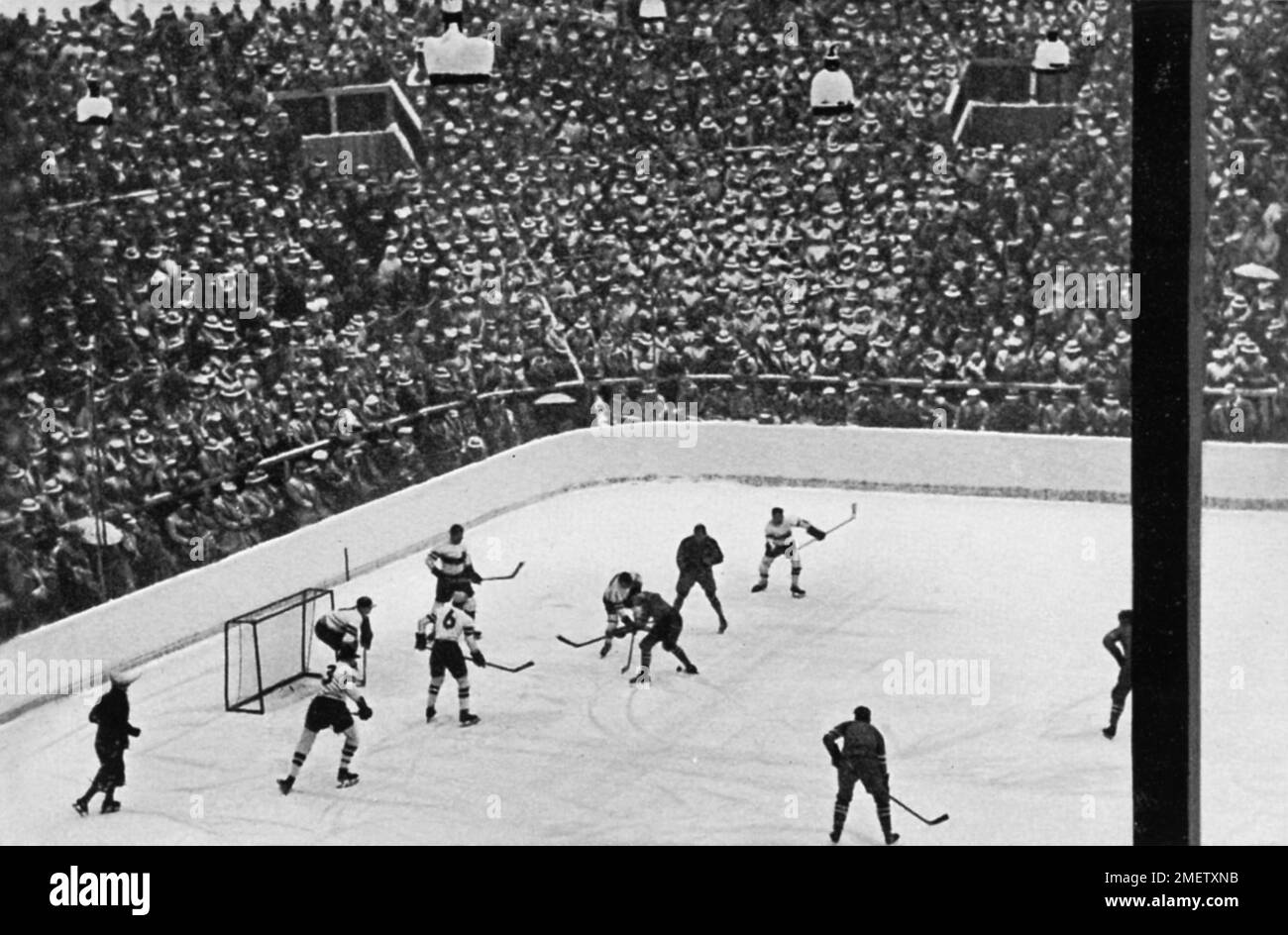 Hockey su ghiaccio, USA-Germania Foto Stock