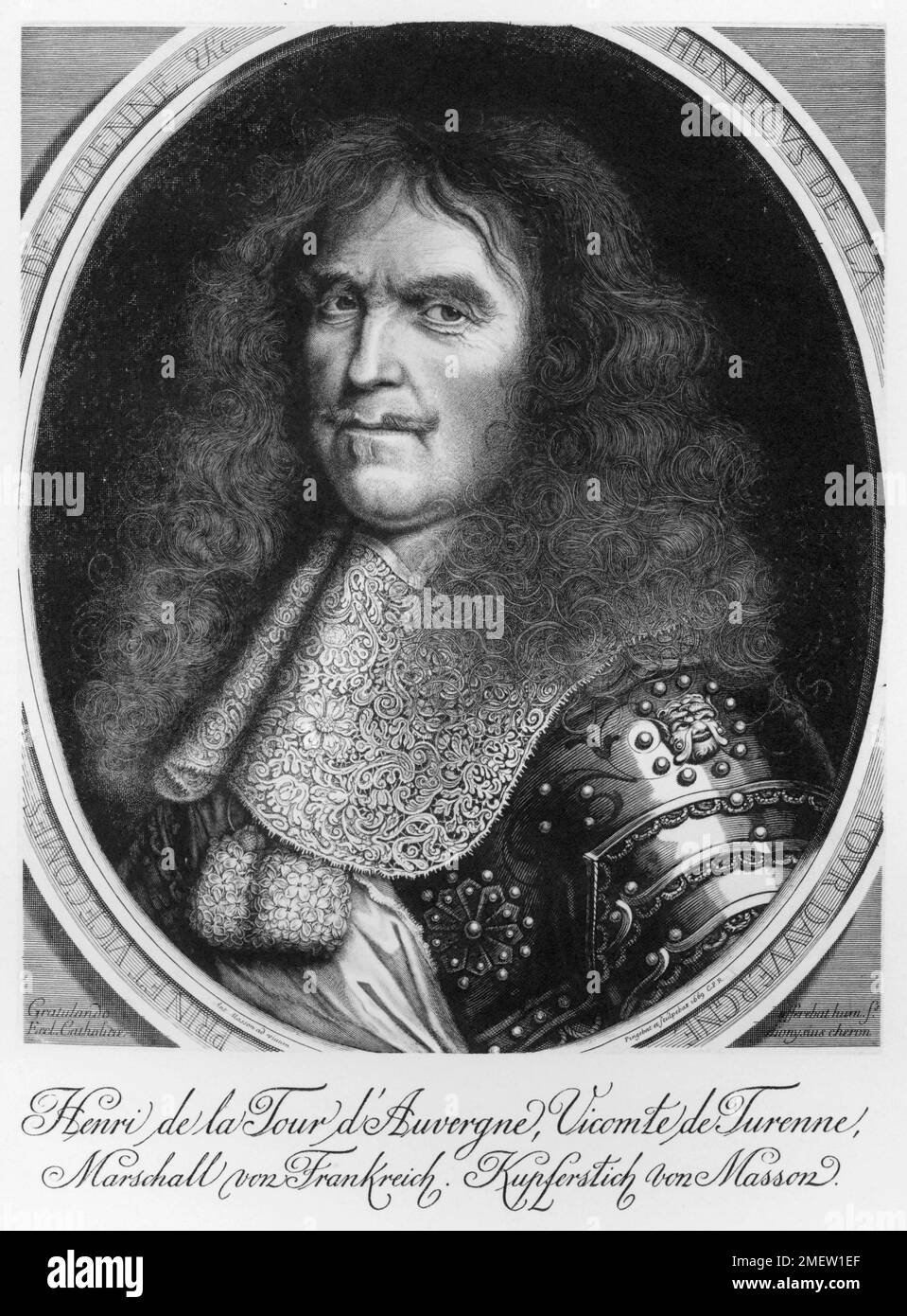 Henri de la Tour d'Auvergne, Vicomte de Turenne Foto Stock