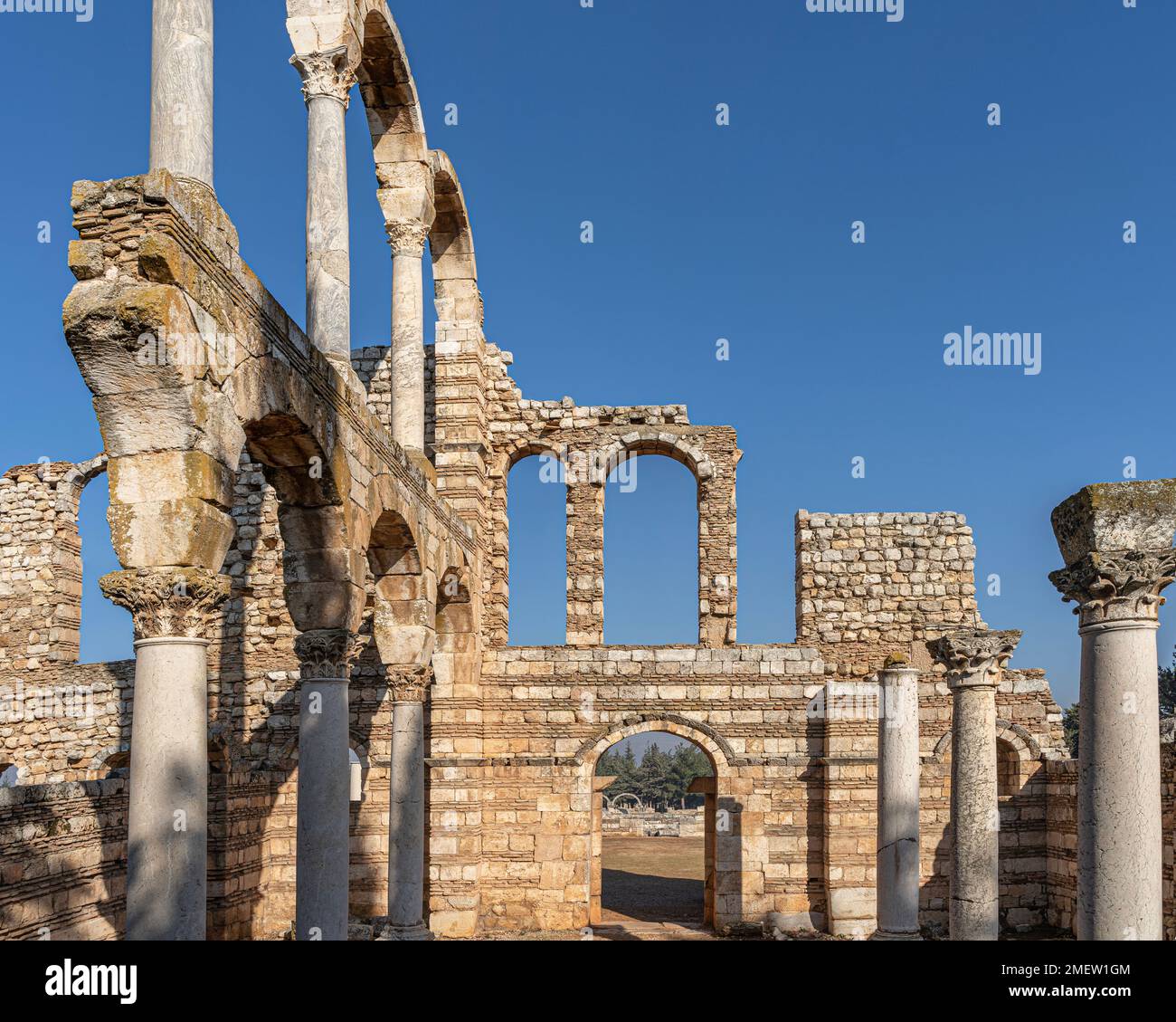 Anjar, la città di Umayyyad nel cuore del Libano Foto Stock