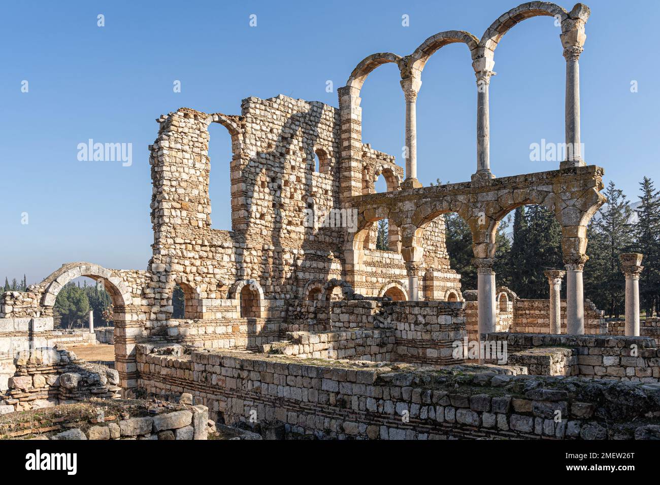 Anjar, la città di Umayyyad nel cuore del Libano Foto Stock