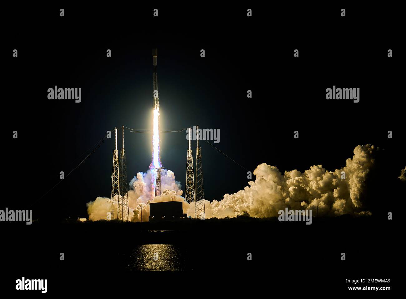 Artemis SLS lancia il pad Foto Stock