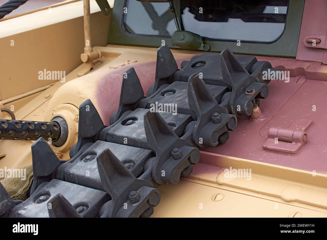 Serbatoio Stuart M3A1, costole Foto Stock