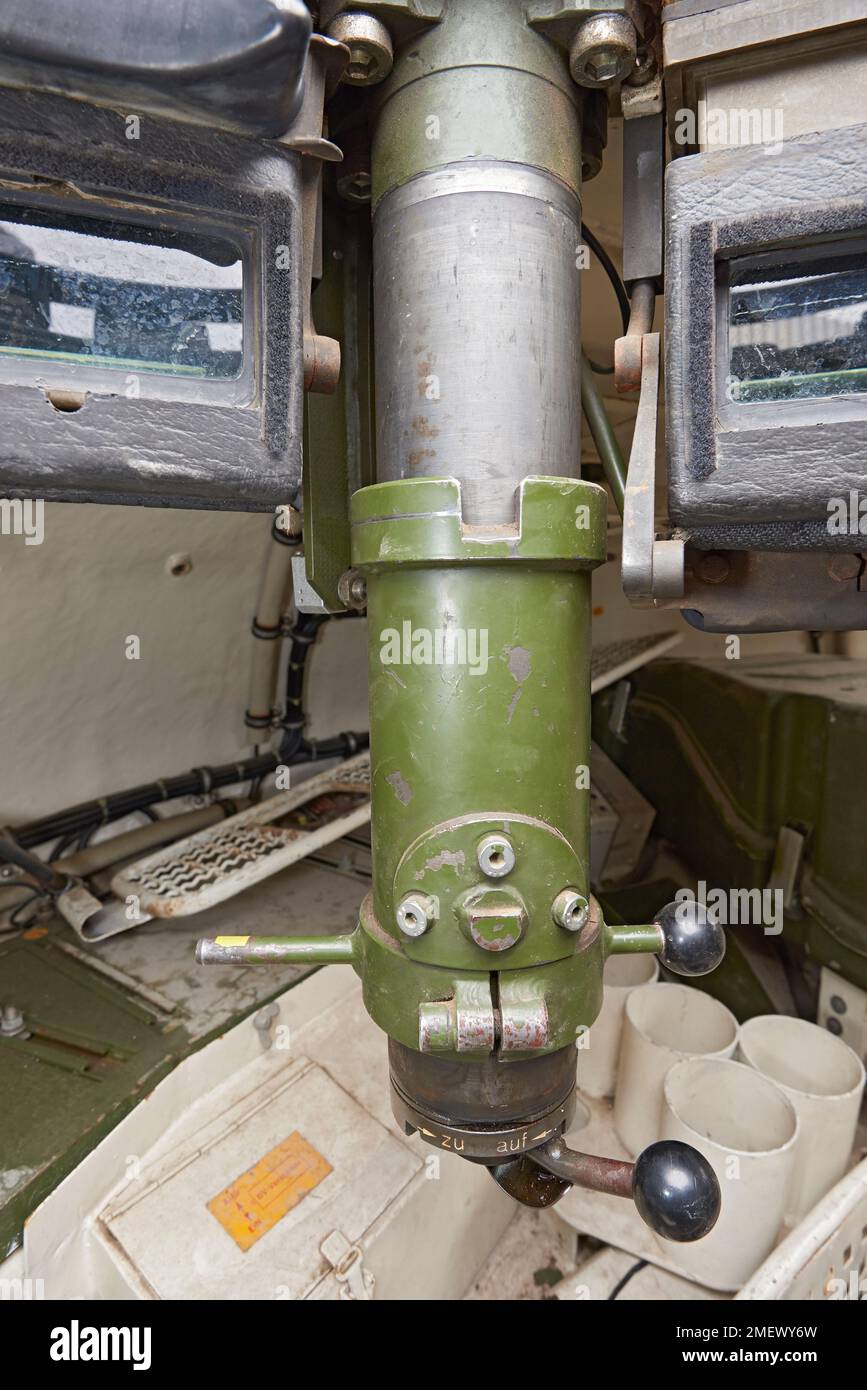 Leopard 1, il periscopio di Loader Foto Stock