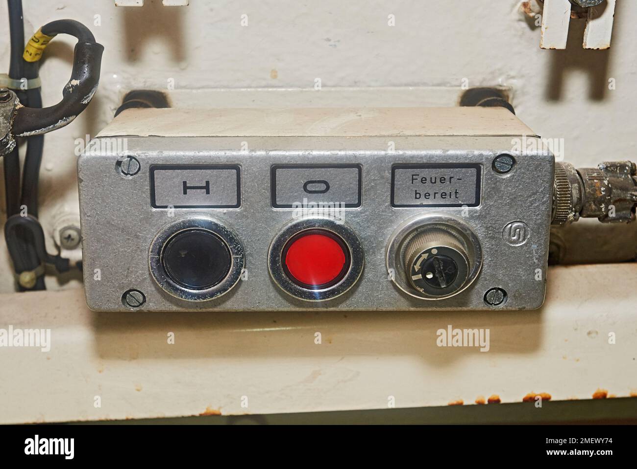 Leopard 1, indicatore principale della pistola (pronto per il fuoco) Foto Stock