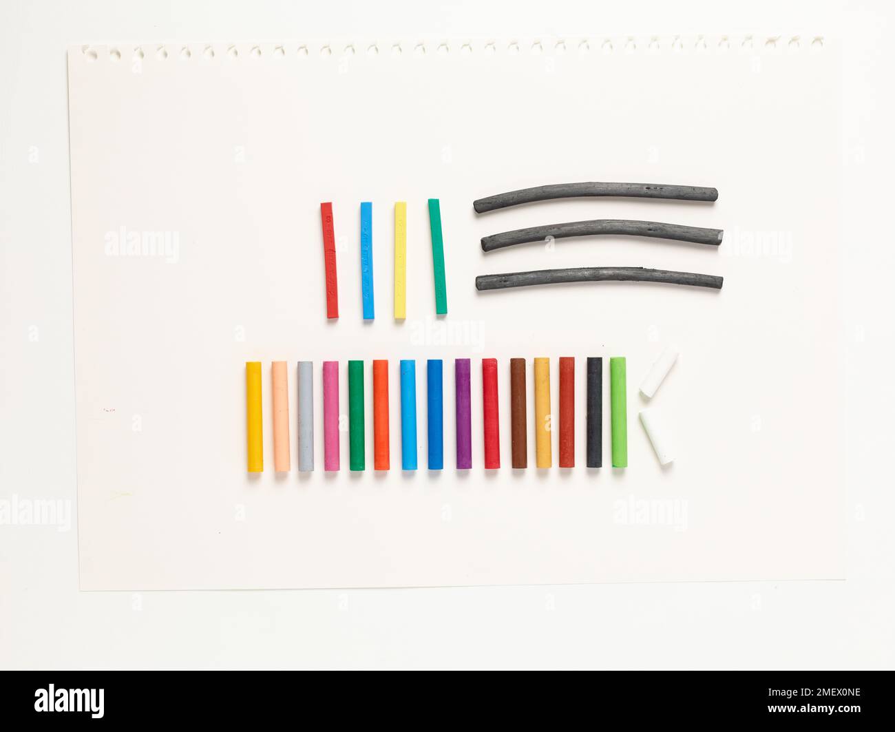 Rifornimenti di arte Foto Stock