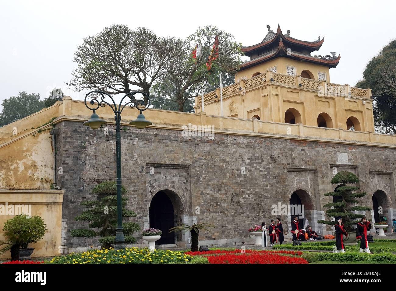 Đoan Môn, il cancello principale, Cittadella imperiale di Thăng Long, Hanoi, Hà Nội, Vietnam, Asia Foto Stock