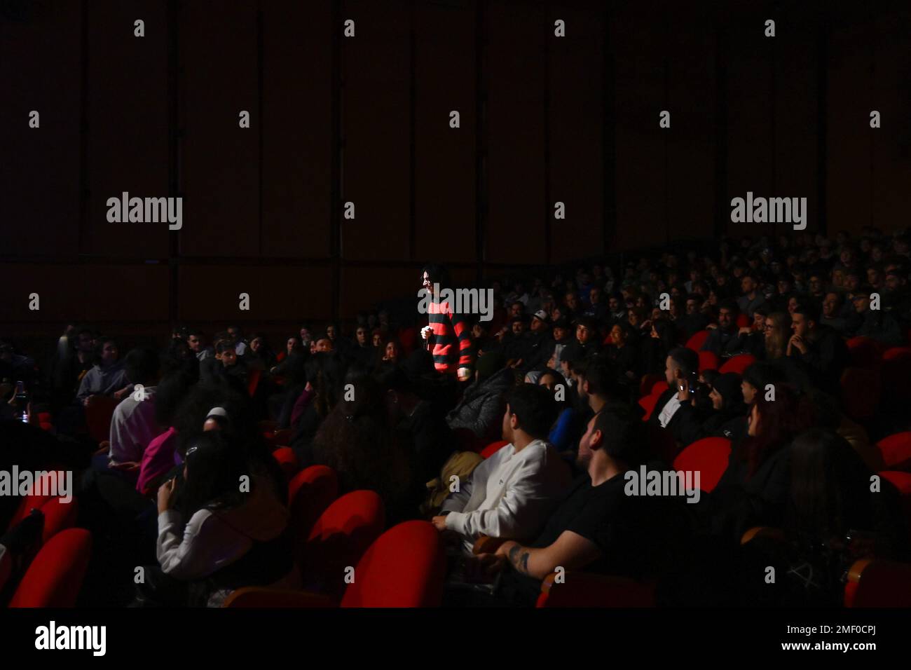 Roma, Italia. 23rd Jan, 2023. Naska durante il concerto Rebel Unplugged Tour, 23th gennaio 2023 all'Auditorium Parco della Musica di Roma. Credit: Independent Photo Agency/Alamy Live News Foto Stock