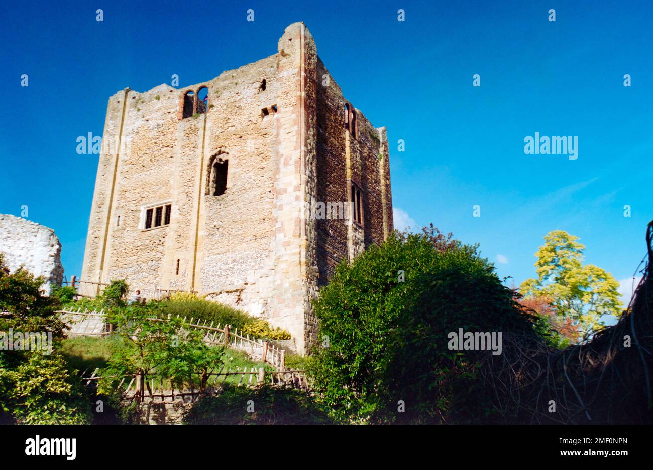 Guildford Castle Circa 1995 girato in film. Foto Stock