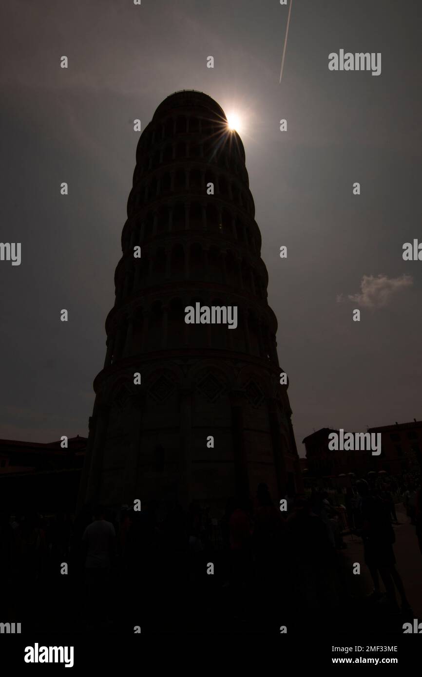 Torre di Pisa in Toscana (Italia) Foto Stock