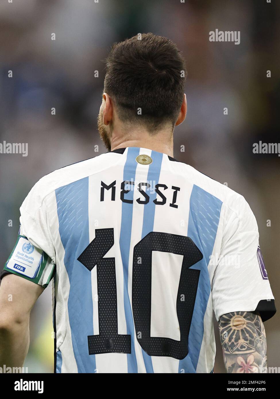 LUSAIL CITY - Lionel messi dell'Argentina durante la Coppa del mondo FIFA Qatar 2022 gruppo C incontro tra Argentina e Messico al Lusail Stadium il 26 novembre 2022 a Lusail City, Qatar. AP | Olandese altezza | MAURICE DI PIETRA Foto Stock