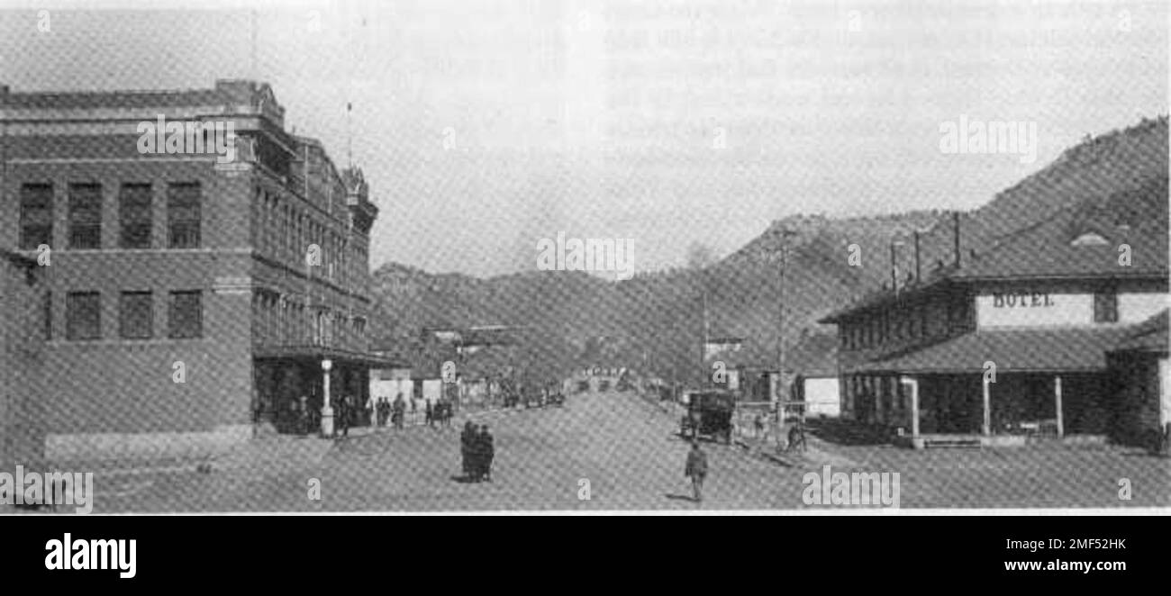 Main Street Dawson, 1916 Foto Stock