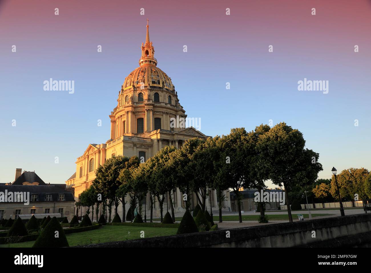 Chiesa dell'Eglise du Dome di Les Invalides.Paris.France Foto Stock