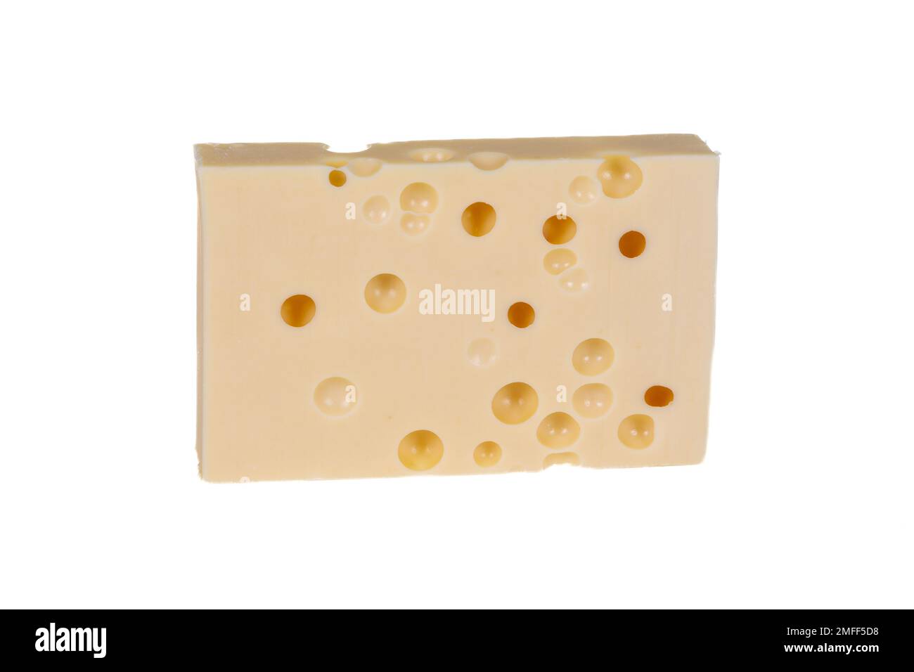 Pezzo di formaggio duro Gruyere classificato tipo svizzero formaggio alpino come emmental Foto Stock