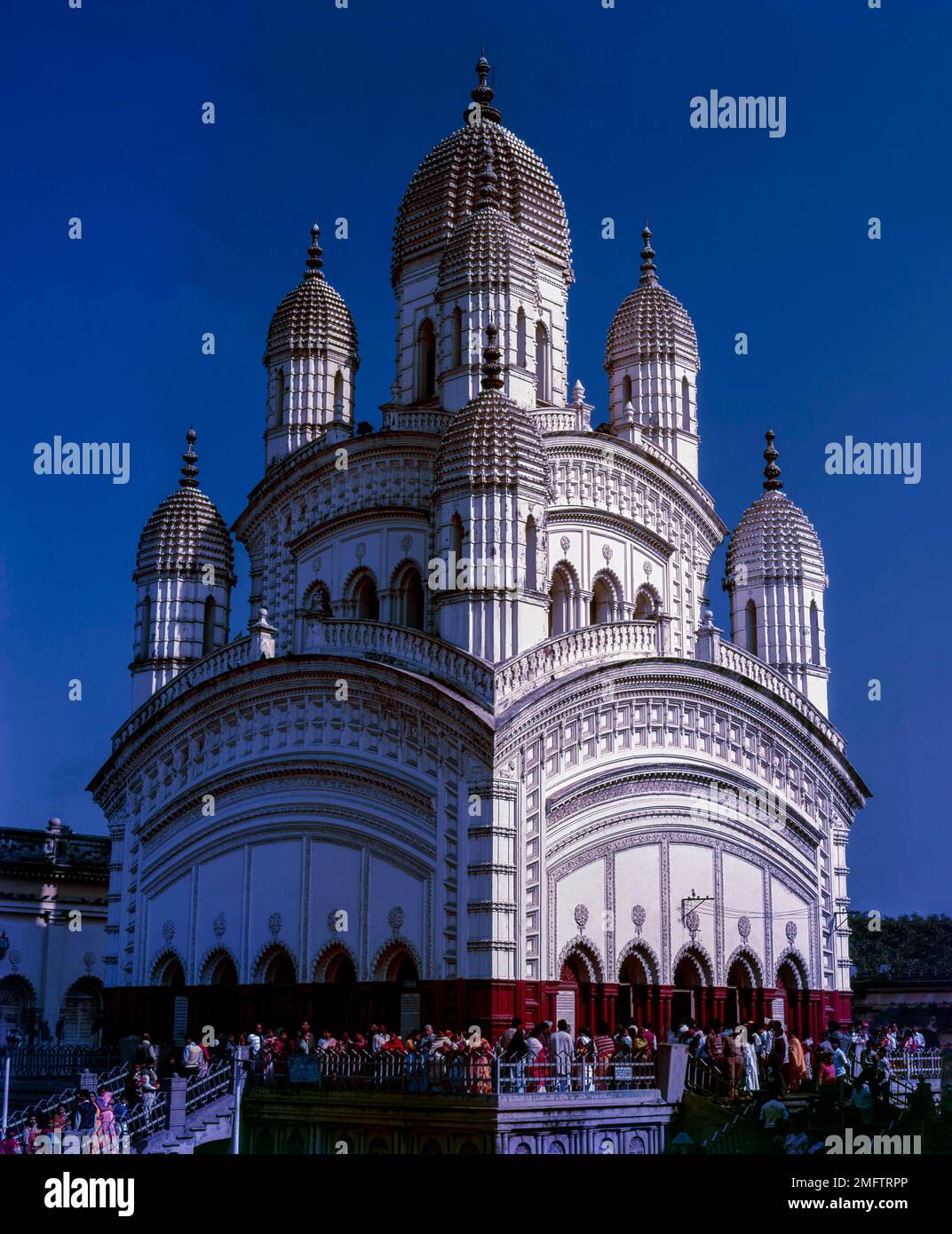 Dakshineshwar tempio a Kolkatta o Calcutta, Bengala Occidentale, India, Asia Foto Stock