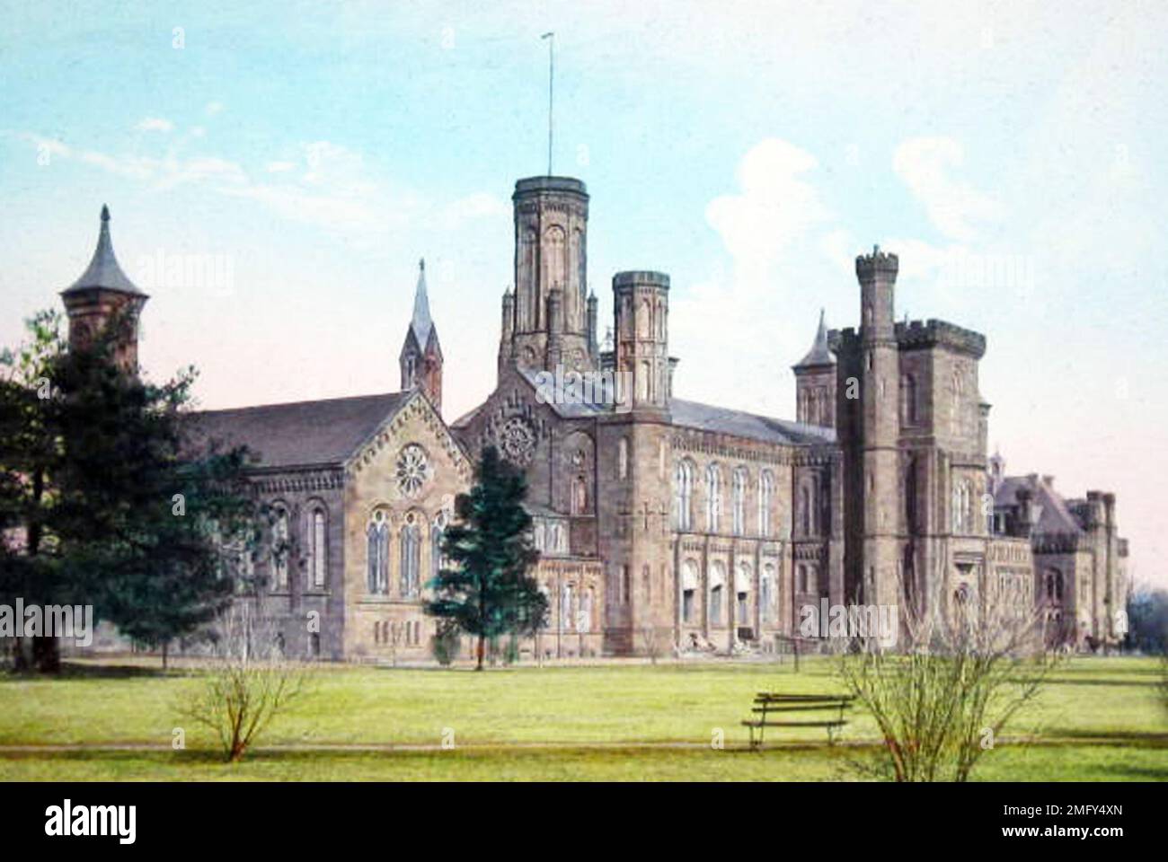 Smithsonian Institution, Washington DC, USA, periodo vittoriano Foto Stock