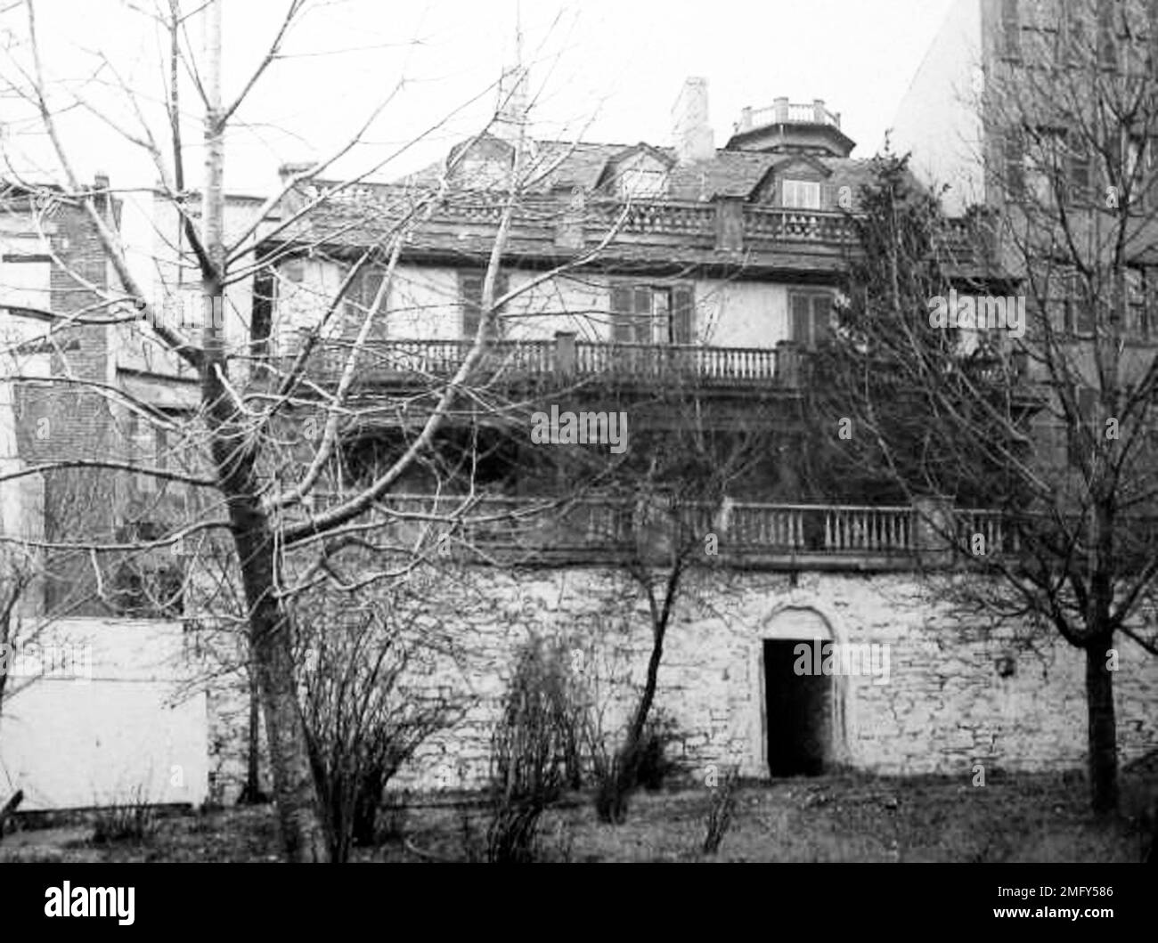 Old Carlisle House, Alexandria, USA, periodo vittoriano Foto Stock
