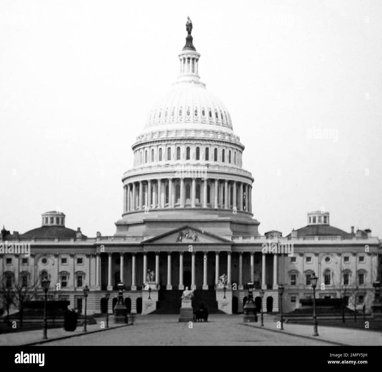 Il Campidoglio, Washington DC, Stati Uniti, periodo vittoriano Foto Stock