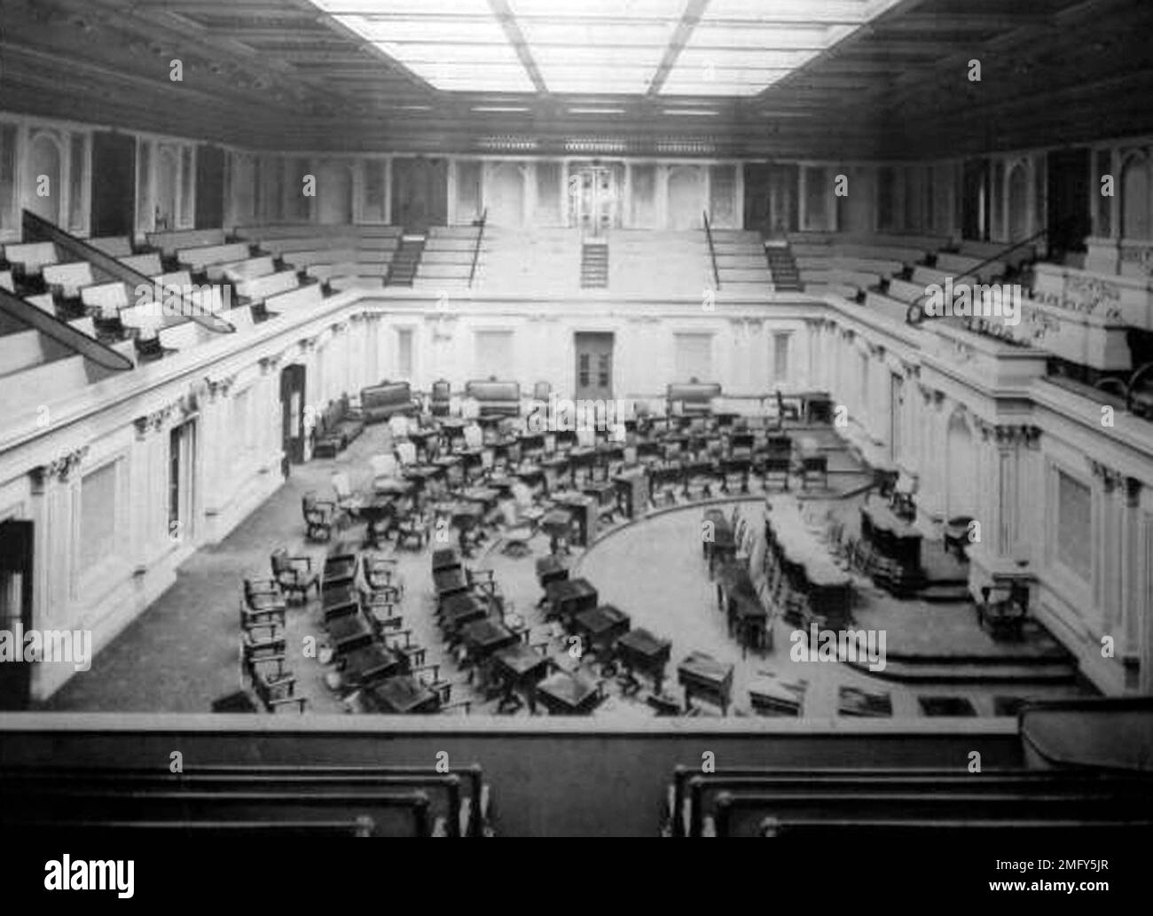 Il Senato, Washington DC, USA, periodo vittoriano Foto Stock
