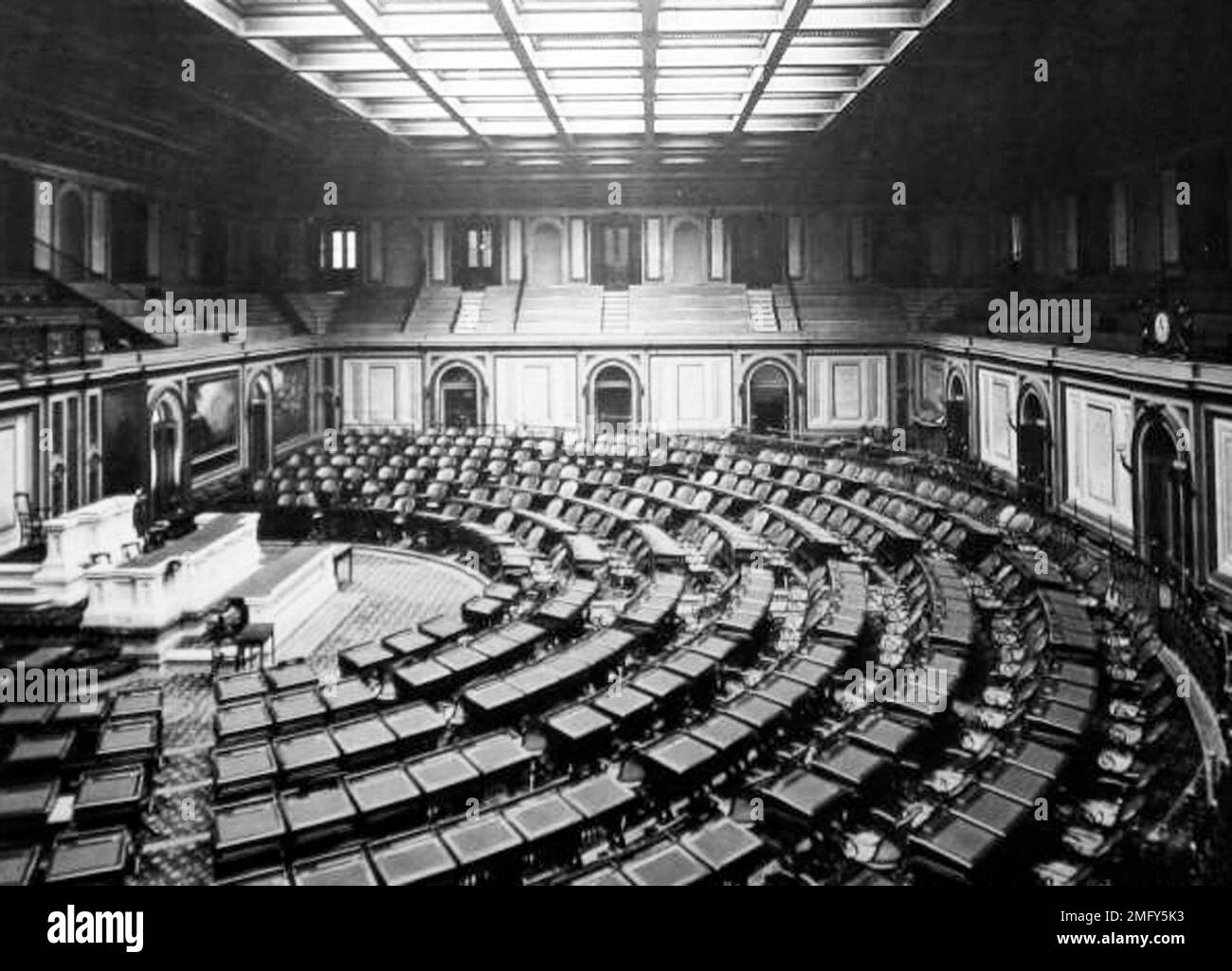 House of Representatives, the Capitol, Washington DC, USA, periodo vittoriano Foto Stock