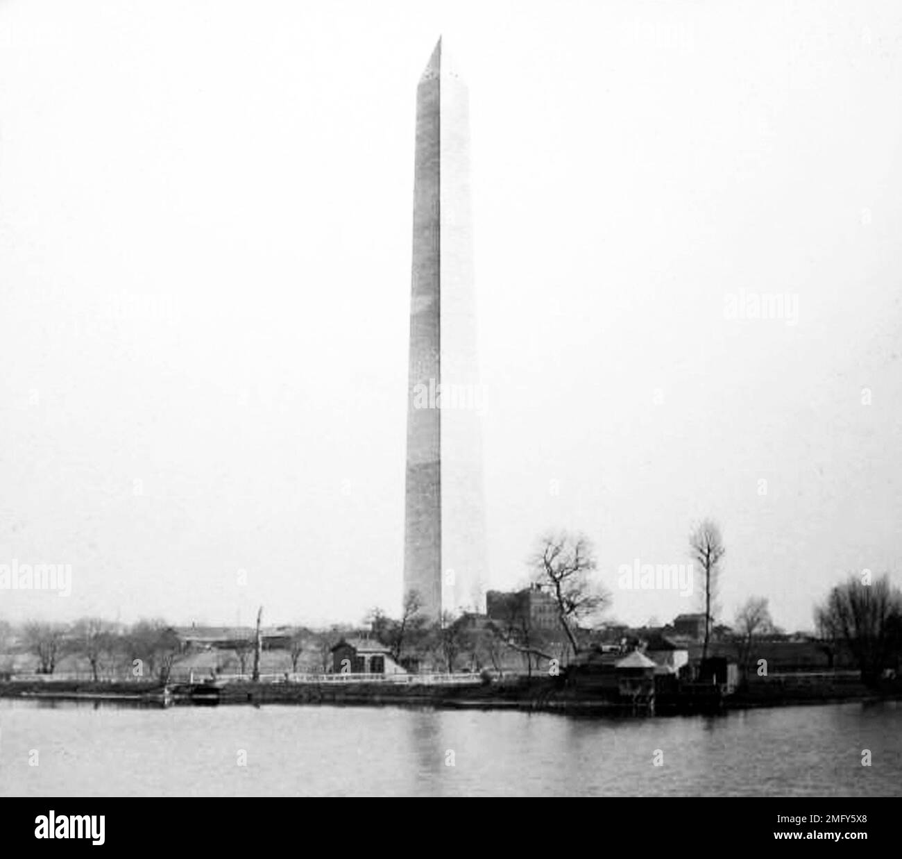 Washington Memorial, Washington DC, USA, periodo vittoriano Foto Stock
