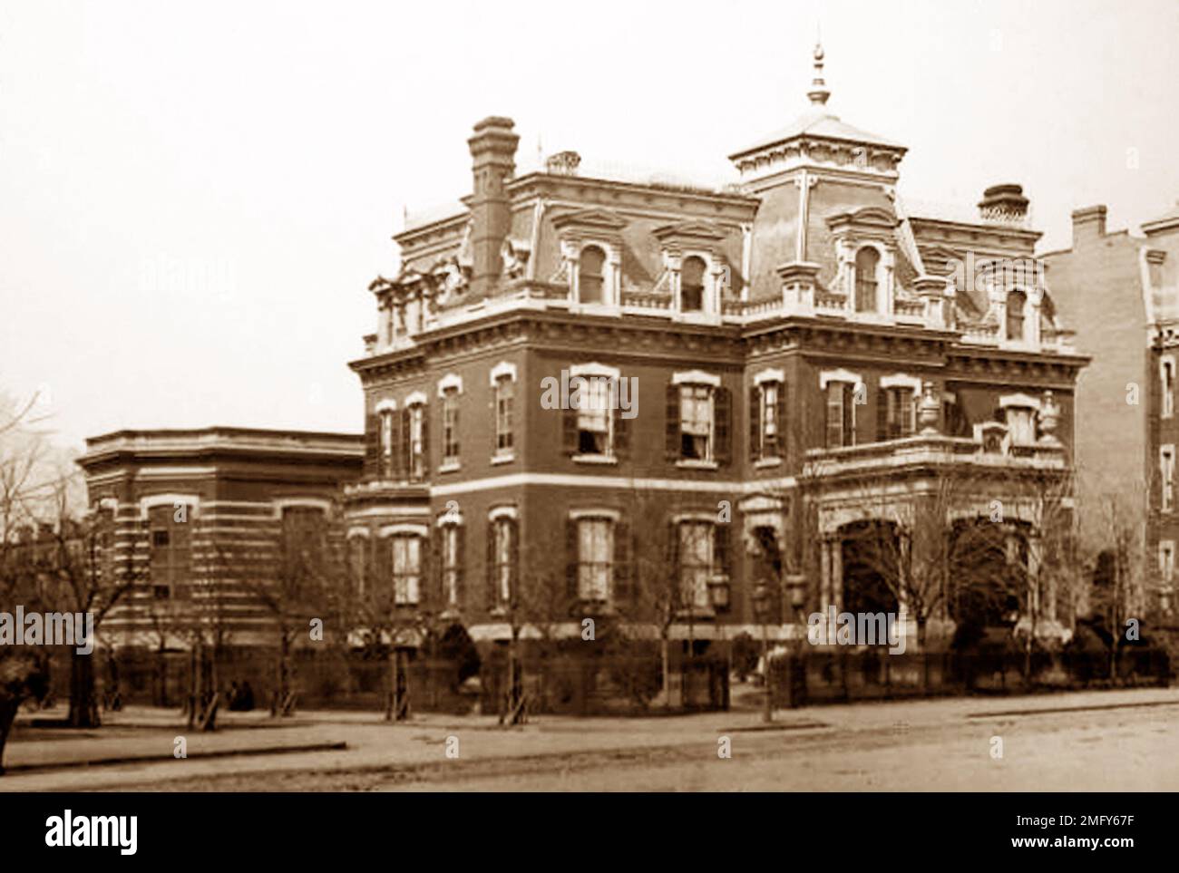 Legazione britannica, Washington DC, Stati Uniti, periodo vittoriano Foto Stock