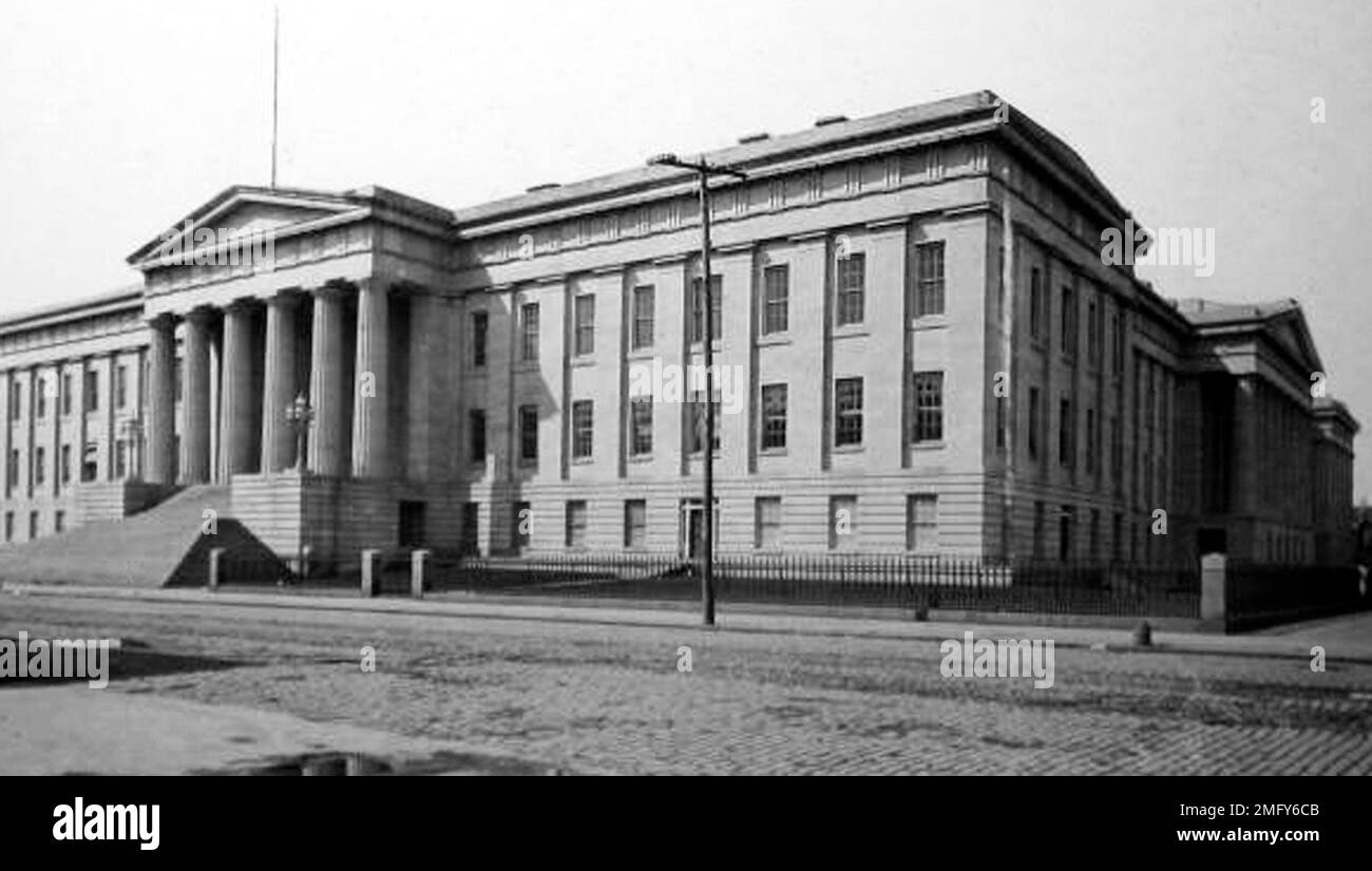 Ufficio brevetti, Washington DC, USA, periodo vittoriano Foto Stock