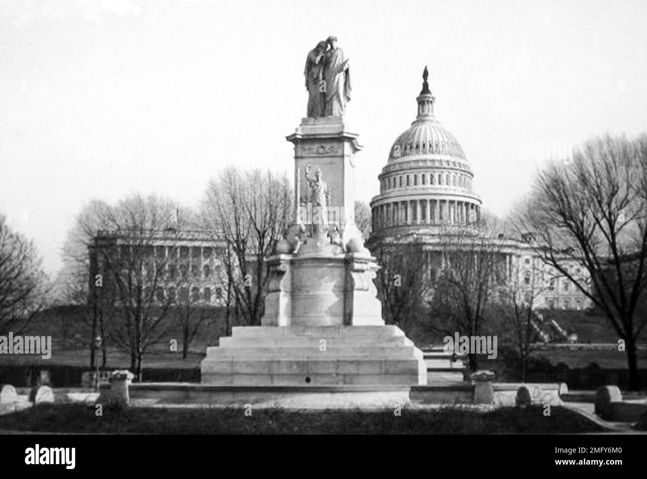 Monumento alla pace, Washington DC, USA, periodo vittoriano Foto Stock