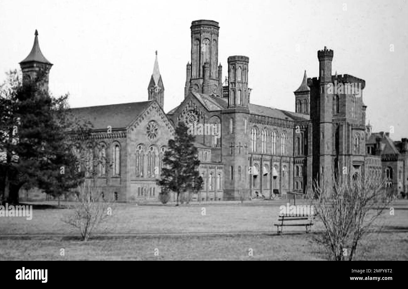 Smithsonian Institution, Washington DC, USA, periodo vittoriano Foto Stock