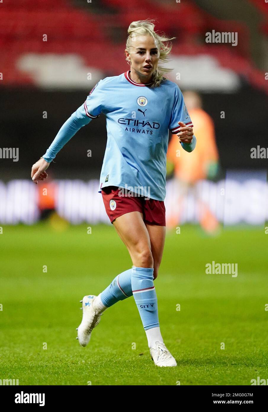 Alex Greenwood della città di Manchester in azione durante la partita di finale della fa Women's Continental League Cup ad Ashton Gate, Bristol. Data immagine: Mercoledì 25 gennaio 2023. Foto Stock