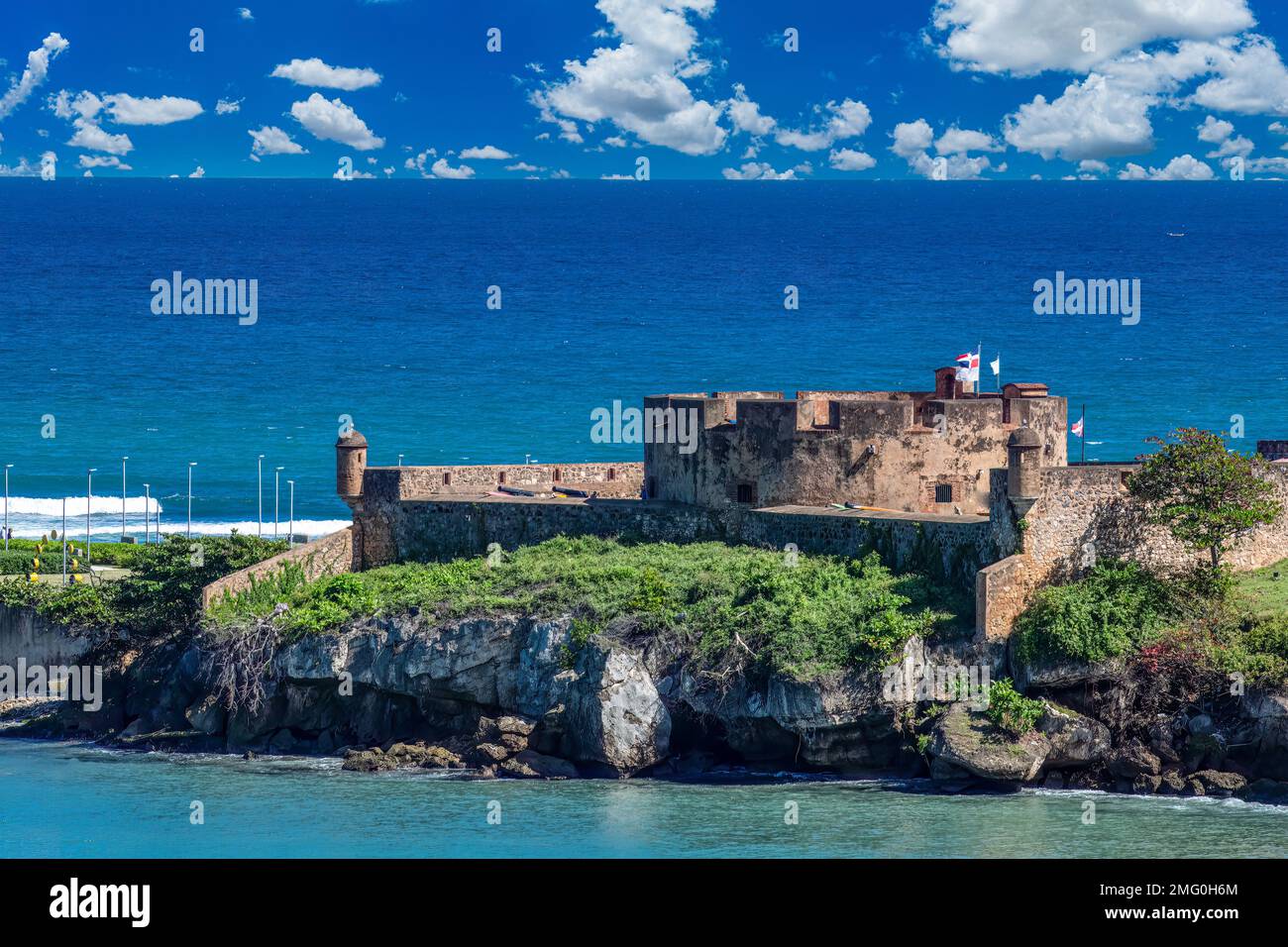 Ft. San Felipe nella Repubblica Dominicana Foto Stock