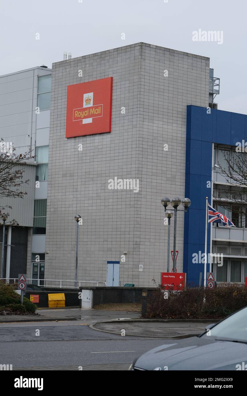 Centro postale di Sheffield in Meadowhall Road ad Attercliffe Foto Stock