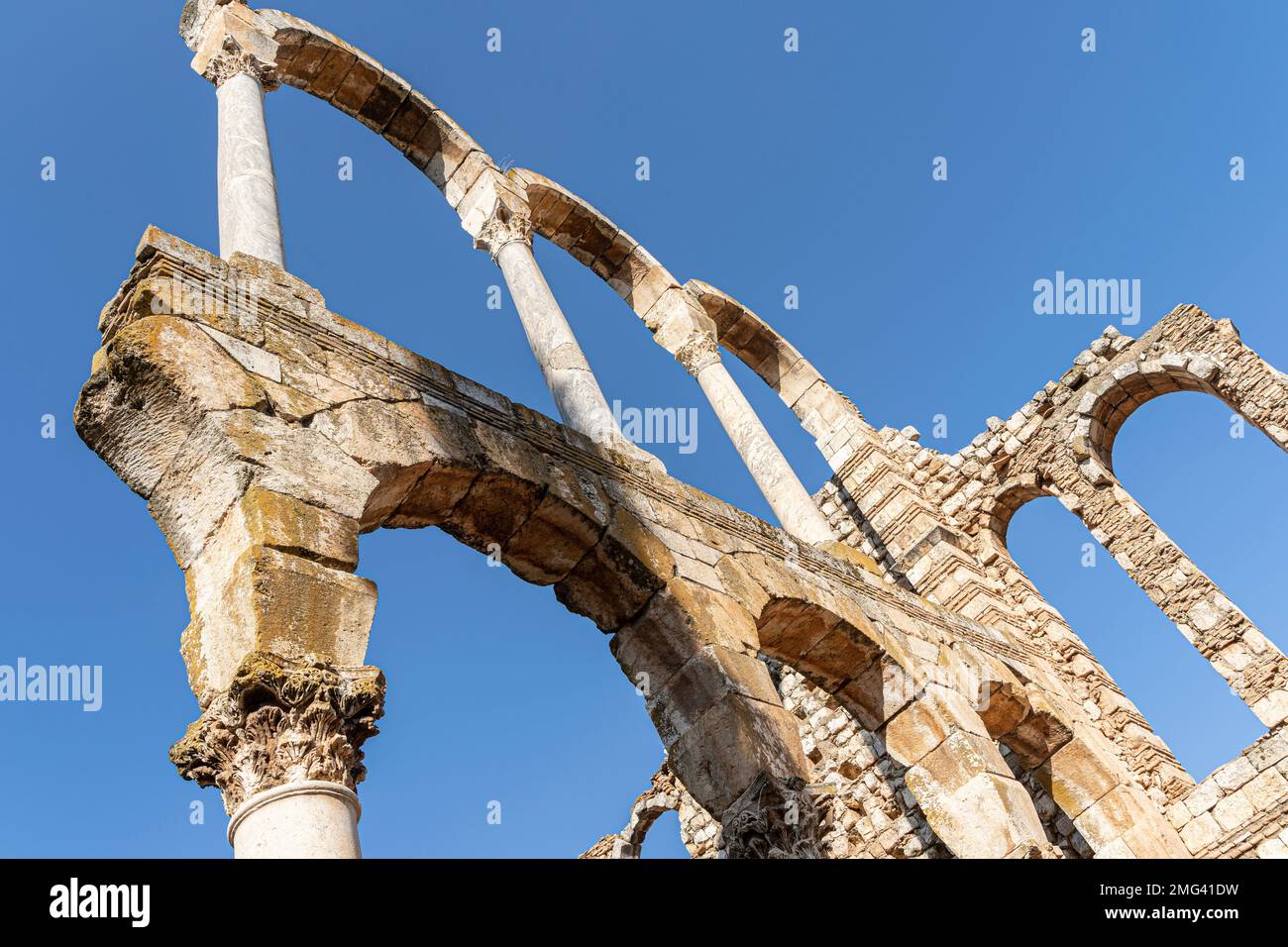 La meravigliosa città antica di Anjar, il Libano Foto Stock