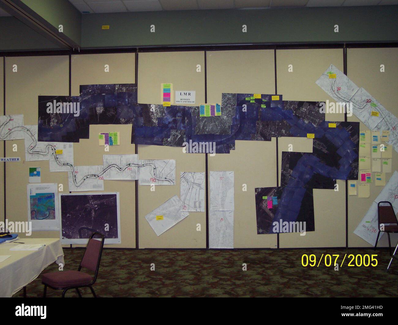 Montante di comando incidente - 26-HK-406-4. Uragano Katrina Foto Stock