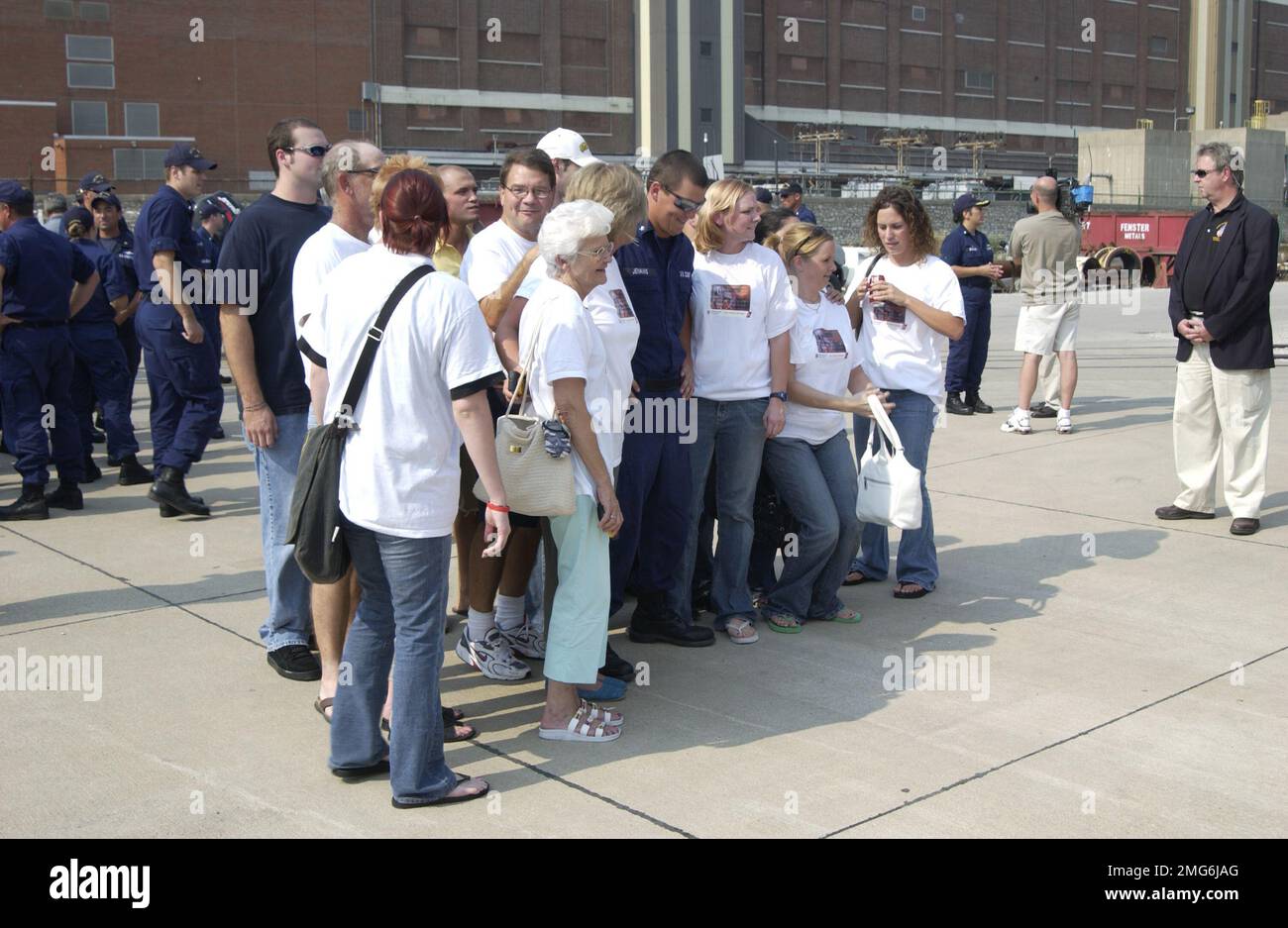 Team di risposta per l'assistenza in caso di disastri (DART) - Marine Safety Office St. Louis - 26-HK-122-56. Uragano Katrina Foto Stock