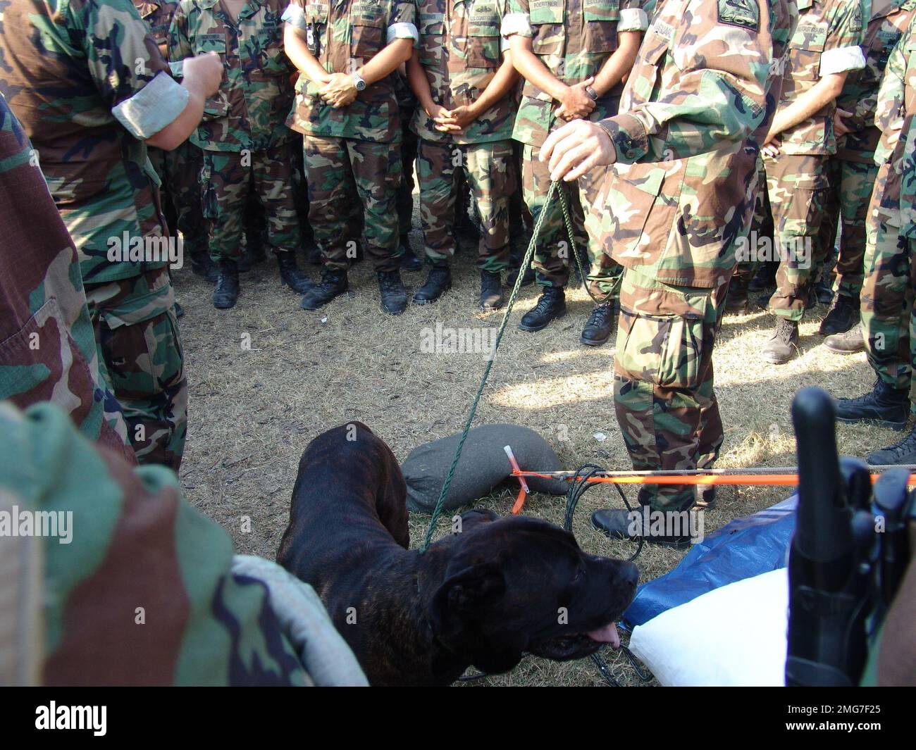 ESU Incident Command Post New Orleans - varie - 26-HK-309-139. Uragano Katrina Foto Stock